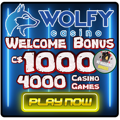 Wolfy Casino Side Banner